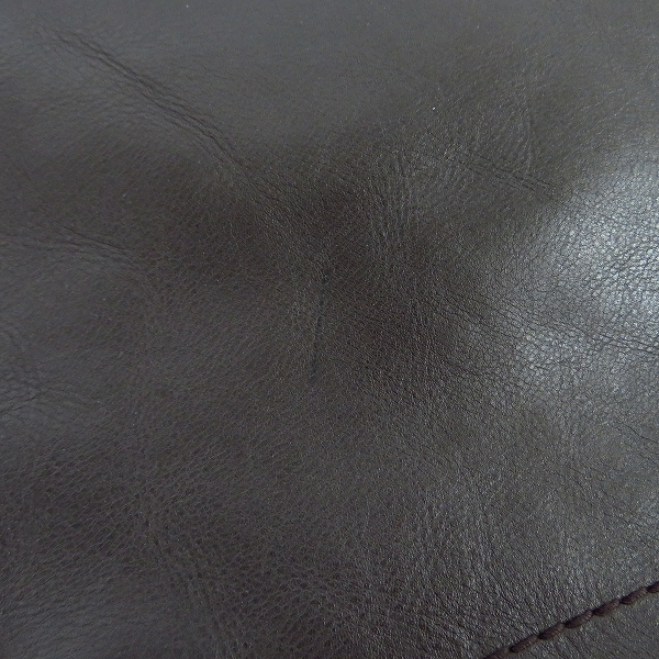 実際に弊社で買取させて頂いたBALLY/バリー レザー×キャンバス ショルダーバッグ ブラウン系の画像 8枚目