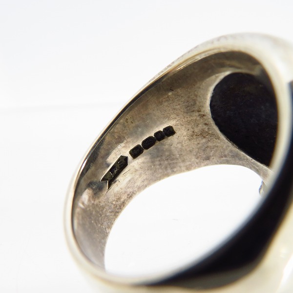 実際に弊社で買取させて頂いた【ギャラ】CRAZY PIG/クレイジーピッグ SMALL EVIL SKULL RING 15号の画像 4枚目