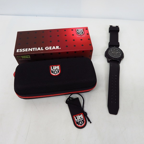 実際に弊社で買取させて頂いたLUMINOX/ルミノックス ネイビーシールズ カラーマーク クロノグラフ 腕時計/ウォッチ 3081.BO/3080シリーズの画像 6枚目