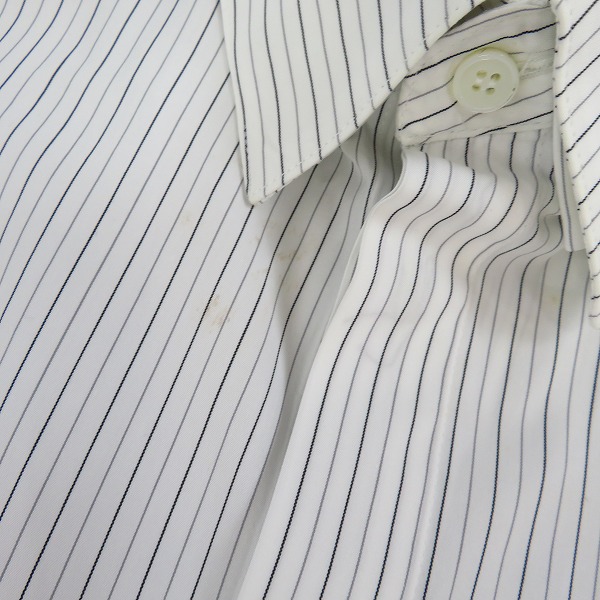 実際に弊社で買取させて頂いたKRISVANASSCHE/クリスヴァンアッシュ ストライプ 長袖シャツ/48の画像 5枚目