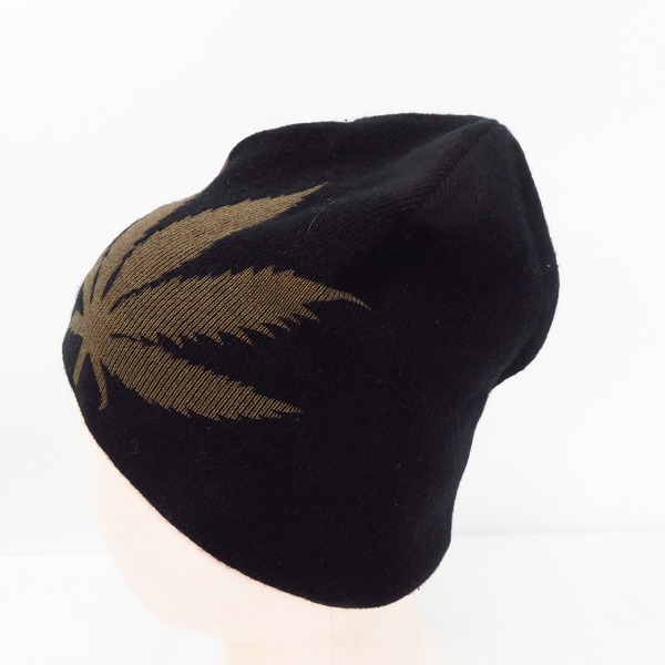 実際に弊社で買取させて頂いたlucien pellat-finet/ルシアンペラフィネ カシミヤ ニット帽の画像 2枚目