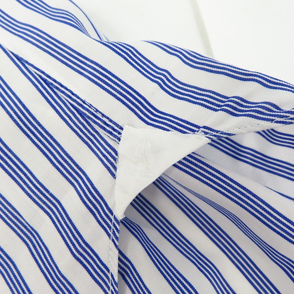 実際に弊社で買取させて頂いたBARBA×BARNEYS NEWYORK/バルバ×バーニーズニューヨーク ストライプ柄 ドレスシャツ/39の画像 7枚目