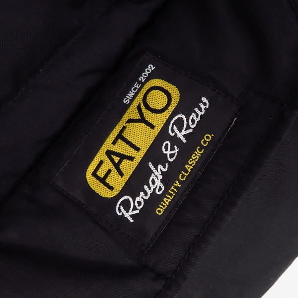 実際に弊社で買取させて頂いたFAT/エフエーティー ダウンジャケット ブラック/FATの画像 7枚目