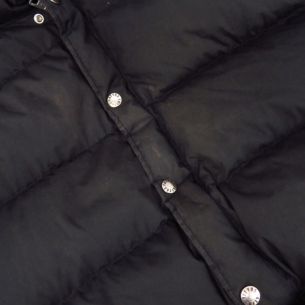 実際に弊社で買取させて頂いたFAT/エフエーティー ダウンジャケット ブラック/FATの画像 4枚目