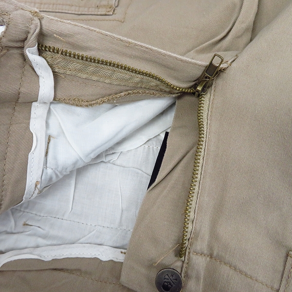 実際に弊社で買取させて頂いたHYDROGEN/ハイドロゲン スカル刺繍 コットン カーゴパンツ ベージュ Size：30の画像 2枚目