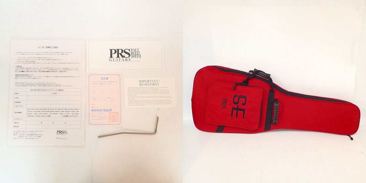 実際に弊社で買取させて頂いた★Paul Reed Smith/ポールリードスミス SE Custom 24 エレキギター ソフトケース付きの画像 9枚目