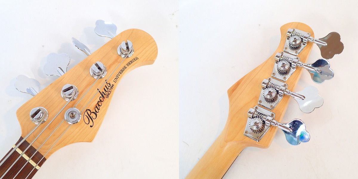 実際に弊社で買取させて頂いた★Bacchus/バッカス UNIVERSE SERIES ジャズベース タイプ ショートスケール エレキベースの画像 2枚目