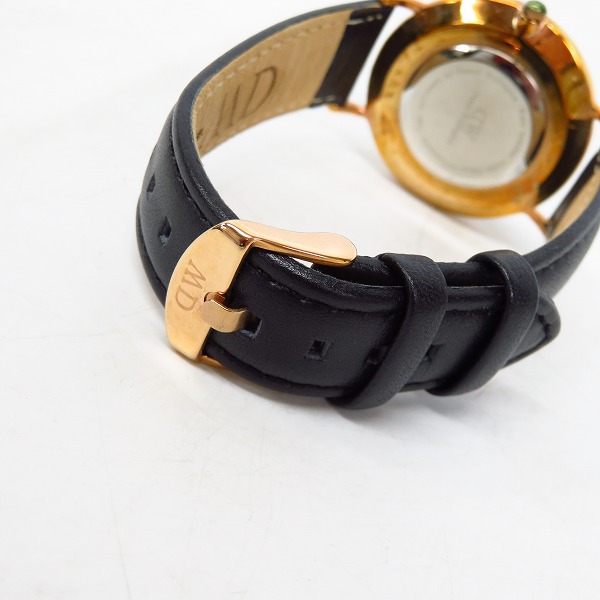 実際に弊社で買取させて頂いたDaniel Wellington/ダニエルウェリントン レザーベルト 腕時計【動作未確認】の画像 2枚目