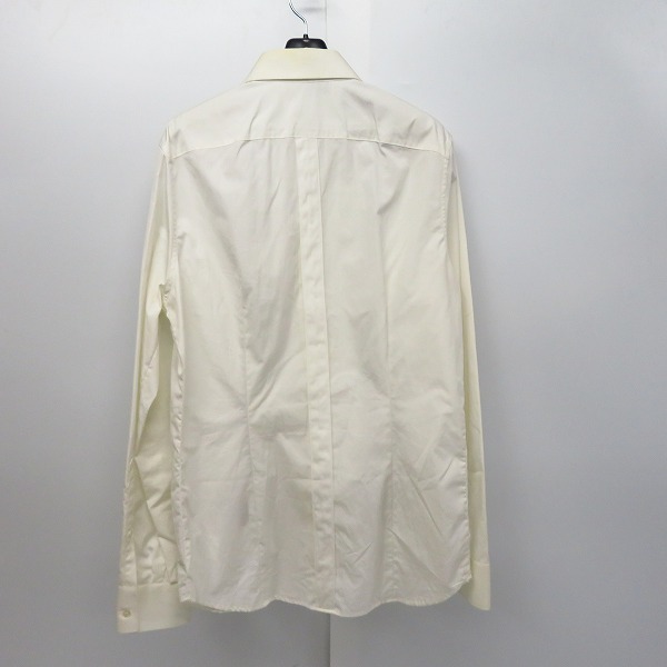 実際に弊社で買取させて頂いたNeil Barrett/ニールバレット ドレスシャツ 長袖シャツ ホワイト/Sの画像 1枚目
