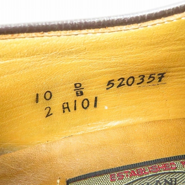 実際に弊社で買取させて頂いたARMANI JEANS/アルマーニジーンズ スエードレザー シューズ/10の画像 5枚目