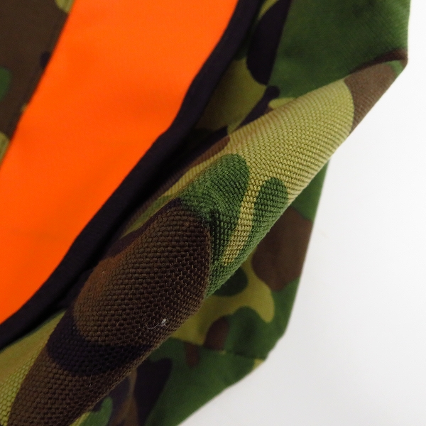 実際に弊社で買取させて頂いたManhattan Portage/マンハッタンポーテージ オレンジ×迷彩柄 メッセンジャーバッグの画像 6枚目