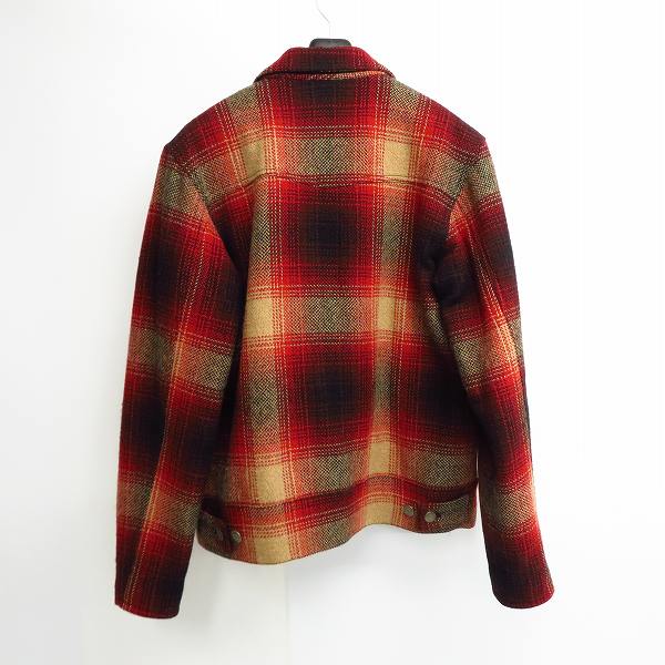 実際に弊社で買取させて頂いたCelt&Cobra/ケルト&コブラ チェック柄 ジップアップジャケット/Mの画像 1枚目