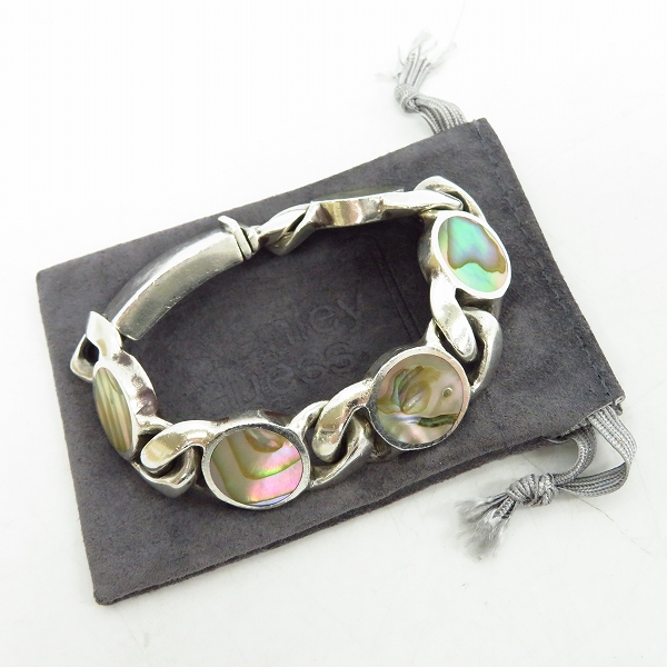 実際に弊社で買取させて頂いたSTANLEY GUESS/スタンリーゲス ラウンドマルチシェルブレスレットの画像 6枚目