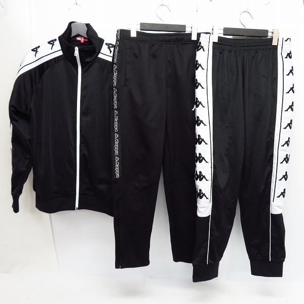実際に弊社で買取させて頂いたKappa/カッパ  BANDA バンダ メンズ 裏トリコット ジャージ セットアップ/トラックパンツ/M/L 3点セット
