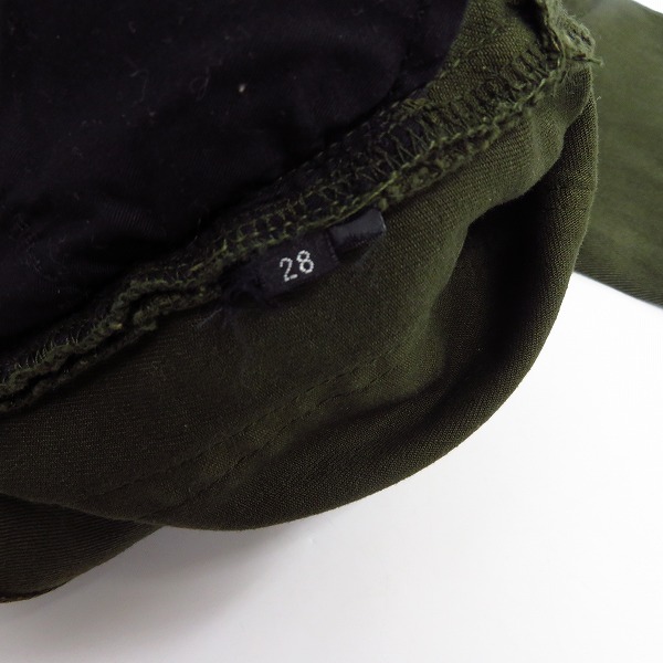 実際に弊社で買取させて頂いたBALMAIN/バルマン バイカーパンツ カーゴパンツ カーキ 28の画像 3枚目