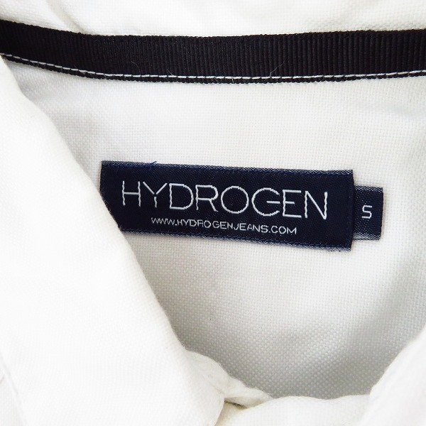 実際に弊社で買取させて頂いたHYDROGEN/ハイドロゲン ワッペン刺繍 カジュアルウエスタンシャツ ホワイト/Sの画像 2枚目
