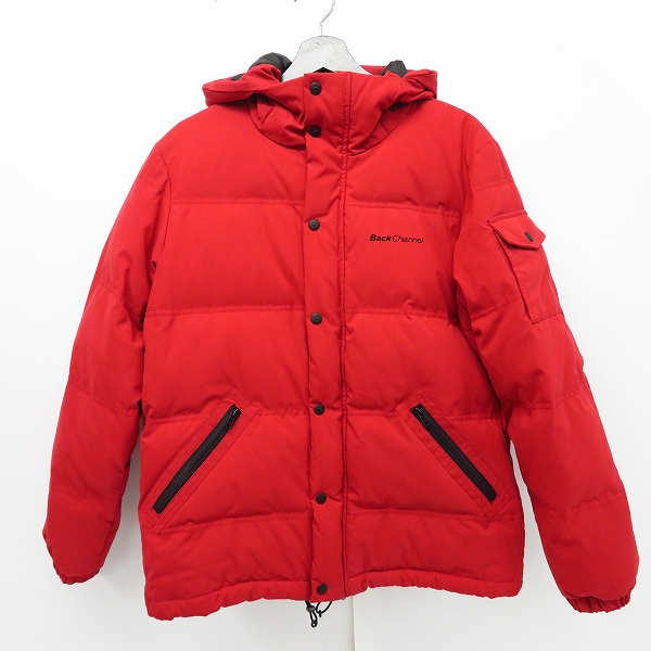 実際に弊社で買取させて頂いたBack Channel/バックチャンネル ダウンジャケット フーディー レッド/M