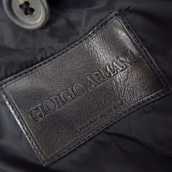 実際に弊社で買取させて頂いたGIORGIO ARMANI/ジョルジオアルマーニ メッシュ テーラードジャケット 52の画像 2枚目