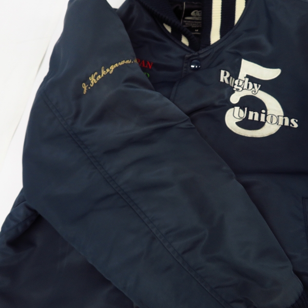 実際に弊社で買取させて頂いたCANTERBURY/カンタベリー Rugby Union 5 スタジャン/Mの画像 8枚目