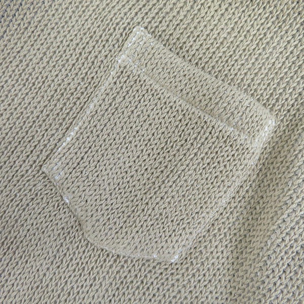 実際に弊社で買取させて頂いた【未使用】Lounge Lizard/ラウンジリザード COPAIN KNIT TEE/ニット Tシャツ 8772/3の画像 6枚目