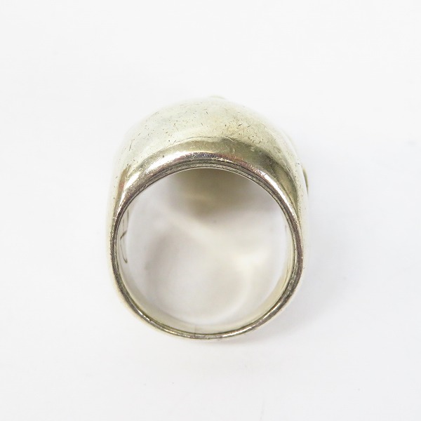 実際に弊社で買取させて頂いたCRAZY PIG/クレイジーピッグ EVIL SKULL/エビル スカルリング 17.5号の画像 4枚目