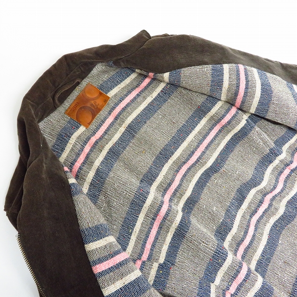 実際に弊社で買取させて頂いたCELT&COBRA/ケルト&コブラ コーデュロイ ジップアップジャケット XSの画像 2枚目