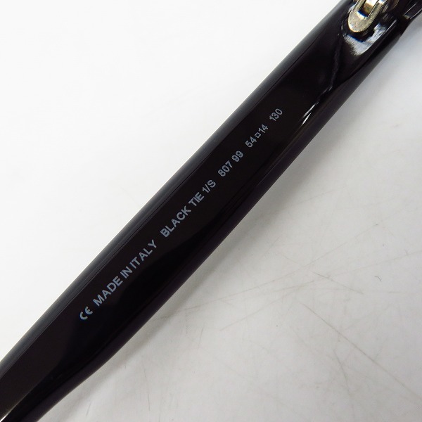 実際に弊社で買取させて頂いた【未使用】Dior Homme/ディオールオム メガネフレーム BLACK TIE1の画像 6枚目