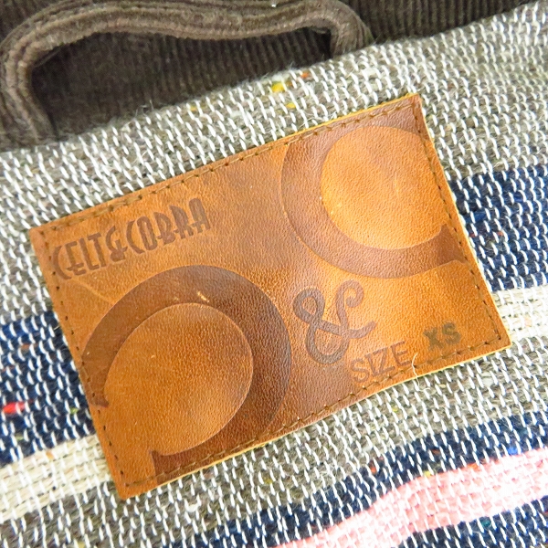 実際に弊社で買取させて頂いたCELT&COBRA/ケルト&コブラ コーデュロイ ジップアップジャケット XSの画像 3枚目