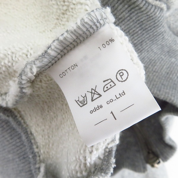 実際に弊社で買取させて頂いたLOUNGE LIZARD/ラウンジリザード スウェットジップアップパーカー/1の画像 3枚目