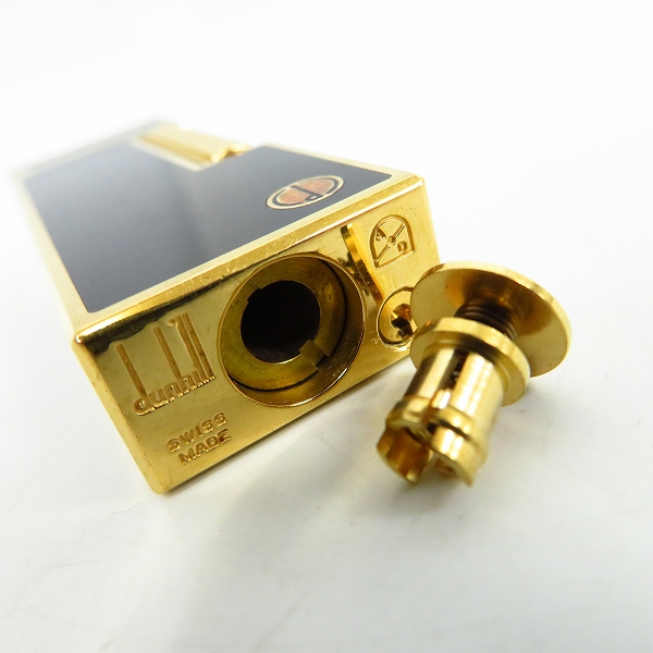 実際に弊社で買取させて頂いたdunhill/ダンヒル Rollagas/ローラガス ライター ブラック×ゴールド/黒金の画像 3枚目
