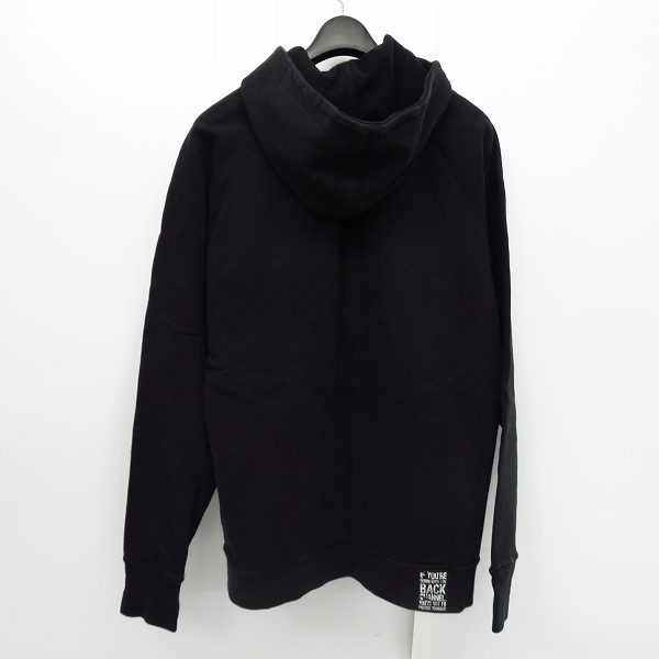 実際に弊社で買取させて頂いたBackChannel/バックチャンネル リバーシブル ジップアップパーカー ポケットデザイン ブラック/Lの画像 1枚目