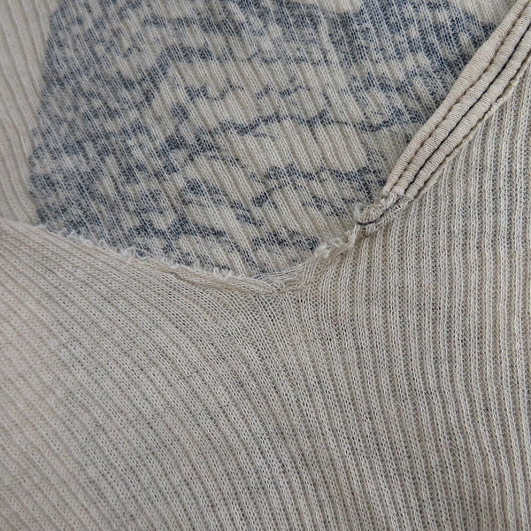 実際に弊社で買取させて頂いたIF SIX WAS NINE/イフシックスワズナイン WING WIRED/LSV/BP バックフェザープリント 長袖 カットソー/1の画像 6枚目