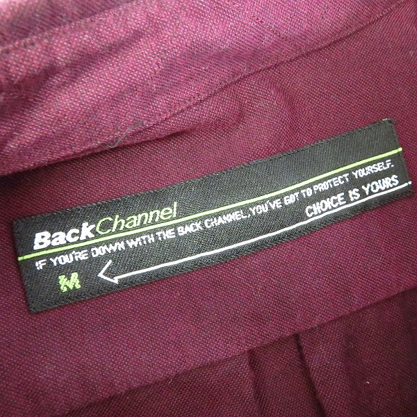 実際に弊社で買取させて頂いたBackChannel/バックチャンネル 長袖/半袖　シャツ M/5点セットの画像 2枚目