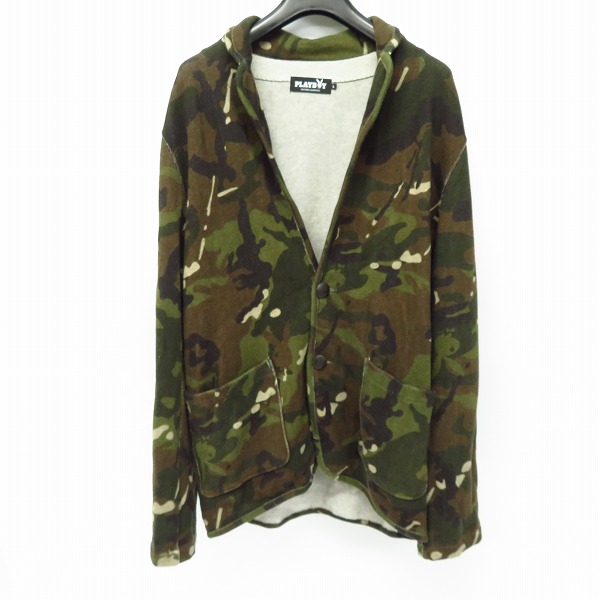 ヒステリックグラマー×プレイボーイビンテージ迷彩ジャケット