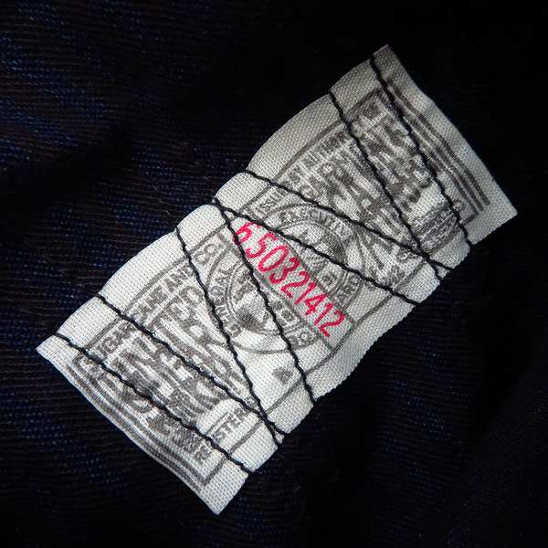 実際に弊社で買取させて頂いたSUGAR CANE/シュガーケーン ヒッコリーパンツ 473 SC41473/W30L34の画像 5枚目