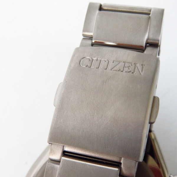 実際に弊社で買取させて頂いたCITIZEN/シチズン ATTESA/アテッサ エコドライブ ラジオコントロール 腕時計 CB1120-50Aの画像 4枚目