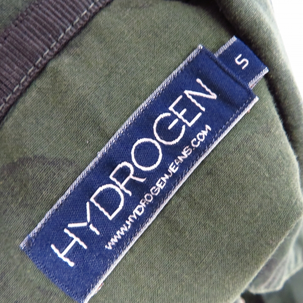 実際に弊社で買取させて頂いたHYDROGEN/ハイドロゲン カモフラ/迷彩柄 ロングスリーブ/長袖 ミリタリーシャツ Size：Sの画像 2枚目