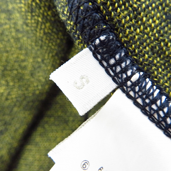 実際に弊社で買取させて頂いたLucien pellat-finet/ルシアンペラフィネ ニット/セーター スマイル/マリファナ Sの画像 3枚目