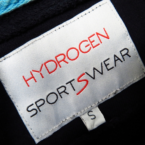 実際に弊社で買取させて頂いたHYDROGEN/ハイドロゲン プルオーバーパーカー/スウェットパンツ スカルプリント ブラック/ブルー セットアップ Sの画像 2枚目
