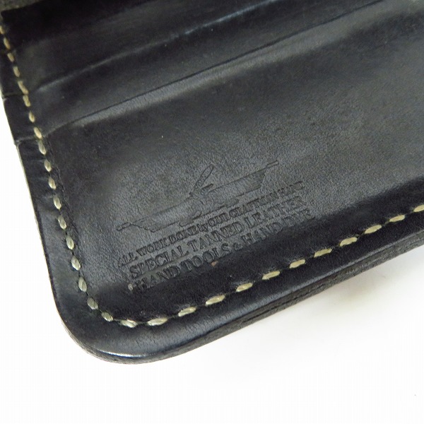 実際に弊社で買取させて頂いた【難有り】FUNNY/ファニー カービングレザー コンチョ ロングウォレット/長財布の画像 4枚目