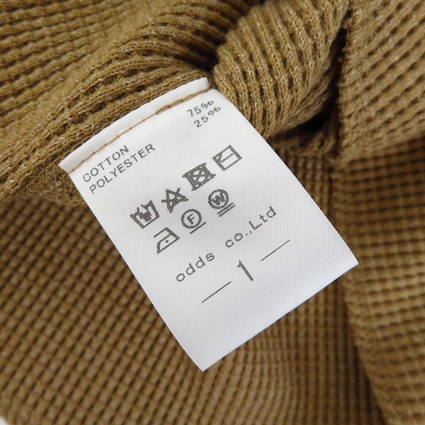 実際に弊社で買取させて頂いた【未使用】Lounge Lizard/ラウンジリザード DUSTY WAFFLE LONG SLEEVE TEE/ロング スリーブ Tシャツ 8759/1の画像 3枚目