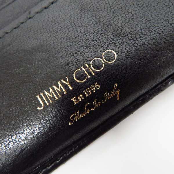 実際に弊社で買取させて頂いたJIMMY CHOO/ジミーチュウ スタースタッズウォレット/二つ折り財布の画像 5枚目