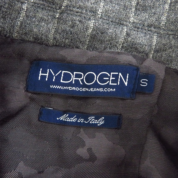 実際に弊社で買取させて頂いたHYDROGEN/ハイドロゲン 10 Anniversary 刺繍 ストライプ柄 ジャケット Size：Sの画像 2枚目