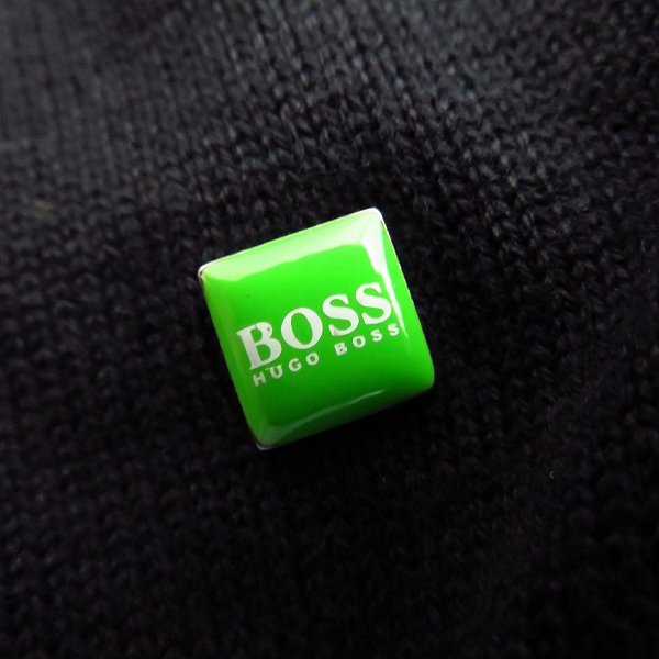 実際に弊社で買取させて頂いたHUGO BOSS/ヒューゴボス ロゴ刺繍/バッジ付き長袖ニット/Sの画像 7枚目