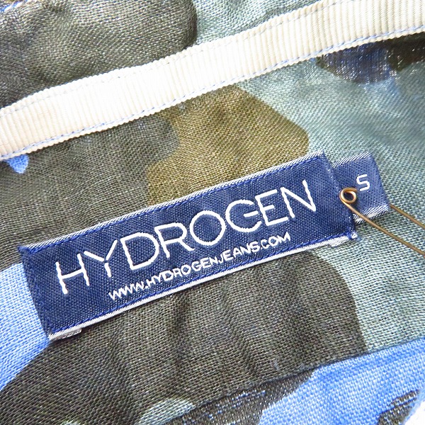 実際に弊社で買取させて頂いた【未使用】HYDROGEN/ハイドロゲン 迷彩/カモフラ 長袖シャツ/Sの画像 2枚目