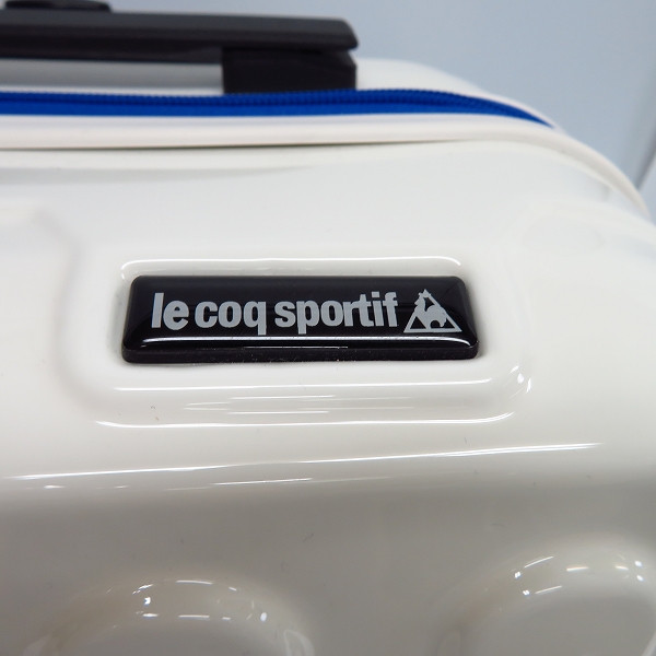 実際に弊社で買取させて頂いたle coq sportif/ルコックスポルティフ キャリーバック ホワイトの画像 6枚目