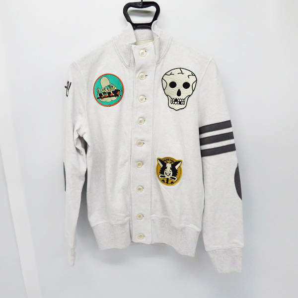実際に弊社で買取させて頂いたHYDROGEN/ハイドロゲン スカル/ワッペン コットンブルゾン/ジャケット Size：S