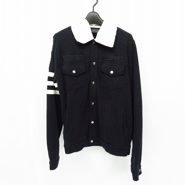 実際に弊社で買取させて頂いたHYDROGEN/ハイドロゲン ボア襟 ARMY スウェットブルゾン/S