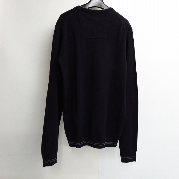 実際に弊社で買取させて頂いたHUGO BOSS/ヒューゴボス ロゴ刺繍/バッジ付き長袖ニット/Sの画像 1枚目