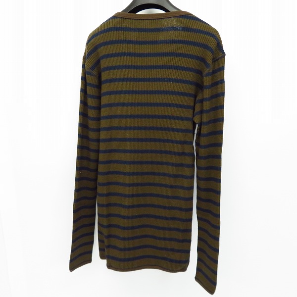 実際に弊社で買取させて頂いた【未使用】Lounge Lizard/ラウンジリザード BOSCHETTO RIB BORDER HENLEY NECK/ヘンリーネック 8661/1の画像 1枚目